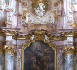 Die sehenswerte Kirche von Ebrach