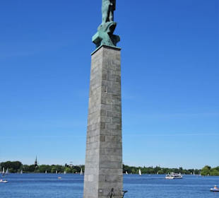 Denkmal an der Außenalster