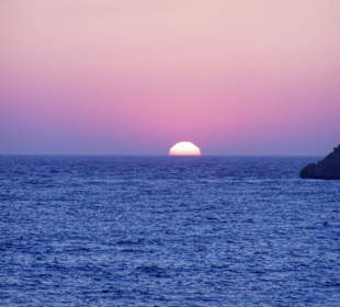 Sonnenuntergang in Lefkos