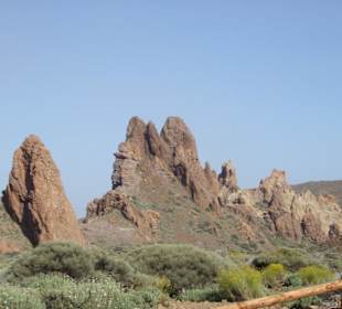 Aussicht Fahrt zum El Teide