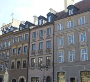 Der wiederaufgebaute Altstadtmarkt von Warschau