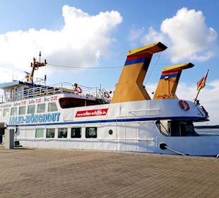 Mit der MS Adler Mönchgut von Usedom nach Rügen un