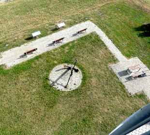 Blick vom Turm auf den maritimen Park