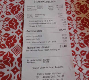 München Hofbräuhaus