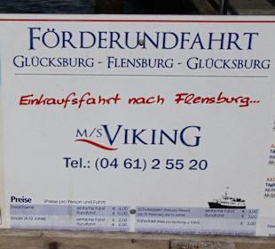 Werbung für die Förderundfahrt