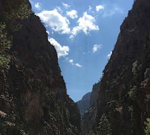 Der Eingang der Schlucht