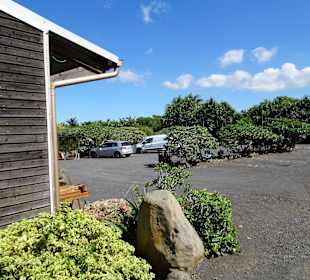 Parkplatz für Besucher der Domaine