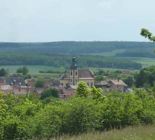 Wetzhausen und die evangelische Kirche St. Martin