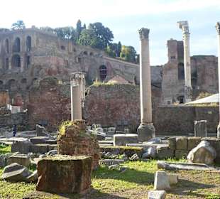 The remains of the columns