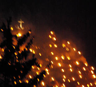 Hier das Kreuz zu sehen