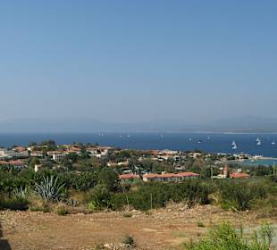 Rückblick vom Weg nach Teos