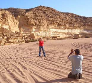 Spuren im Sand