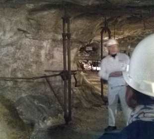 Im Erlebnisbergwerk Merkers