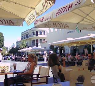 Schönes Café am Marktplatz