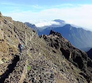 Hier wird der Weg schwerer