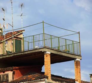 Die Balkone in Venedig