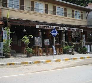 Steakhouse von der Strasse aus