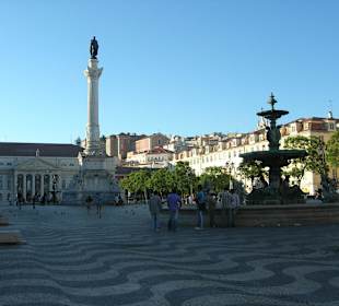 Plaza del Rossio o Plaza de Don Pedro VI