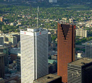 CN Tower, Ausblick, Down Town