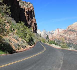 Zufahrt zum Zion Nationalpark