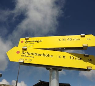 Gut ausgeschildert, man kann sich nicht verlaufen