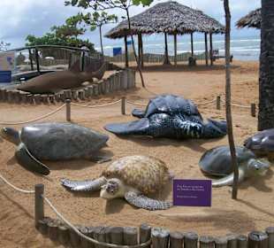 Am Eingang der Station