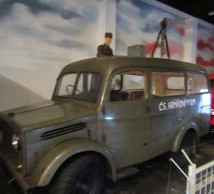 In den Hallen des Militärmuseums Lesany