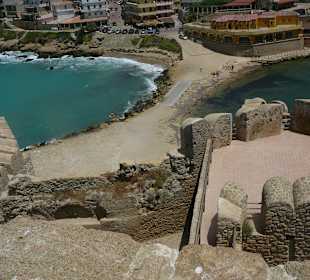 Zufahrt von Le Castelle