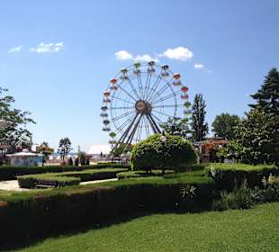 Nicht zu übersehen, das Riesenrad