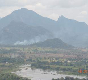 Rundblick vom Sigiriya Felsen