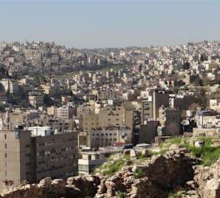 Ausblick auf die Stadt Amman