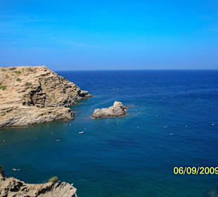 Blick auf Meer