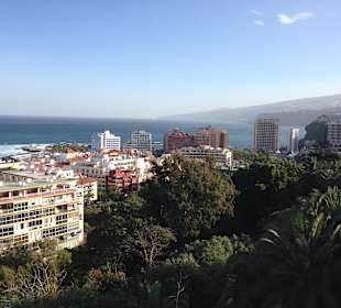 Blick vom Parque Taoro auf Puerto