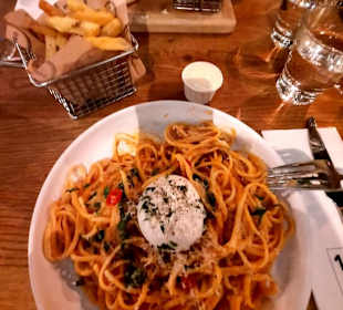 Linguine mit Burrata