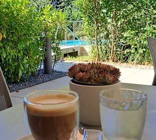 Terrasse in der Hoteltherme