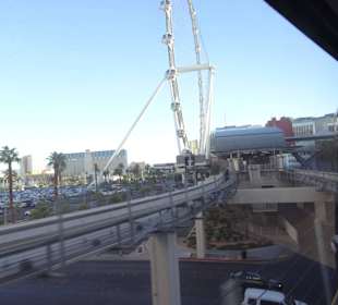 Mit der Mono Rail über Las Vegas