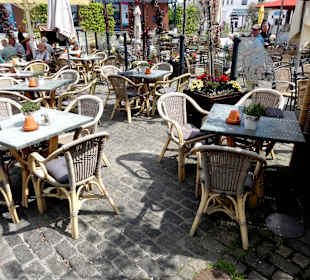 Terrassenplätze des Restaurants Kutterfischer