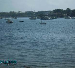 Der kleine Hafen von Porto Cristo