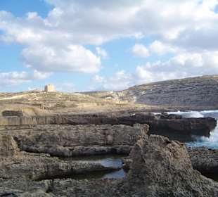 Küste am Azur Fenster