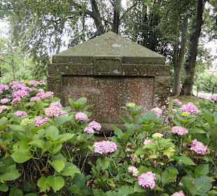 Nagrobek obok kościoła