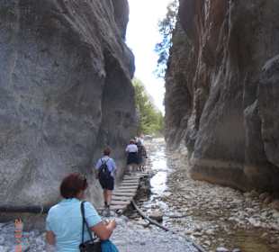 Schlucht engste Stelle