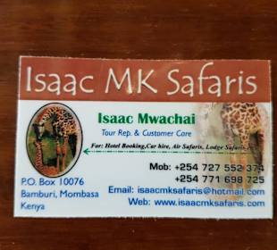 Safari mit Isaac