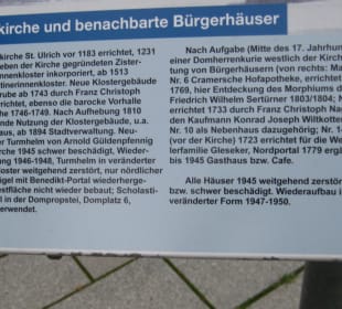 Infotafel am Markt