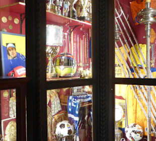 Sebastian Vettel im Museum der Kirche von Teror