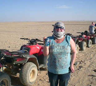 Trinkpause in der Wüste