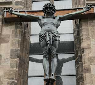 Blick zur Sebalduskirche in Nürnberg