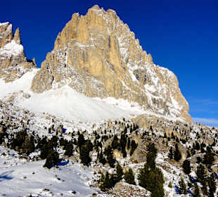 Steinerne Stadt vor dem Langkofel