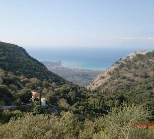 Blick vom Monti Pantokrator