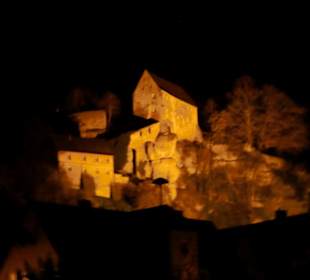 Die Burg bei Nacht