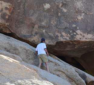 "Klettern" im Joshua Tree National Park